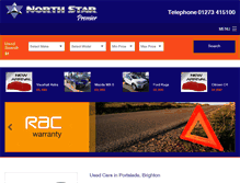 Tablet Screenshot of northstarpremier.co.uk